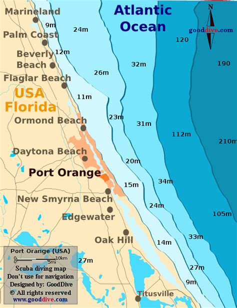 Port Orange Map - GoodDive.com