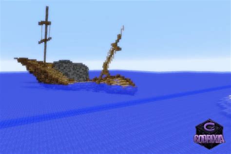 Shipwreck I made for an upcoming minecraft MMORPG | Minecraft, Minecraft ships, Minecraft ...