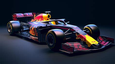 Premium Photo | Red bull racing f1 car 3d illustration