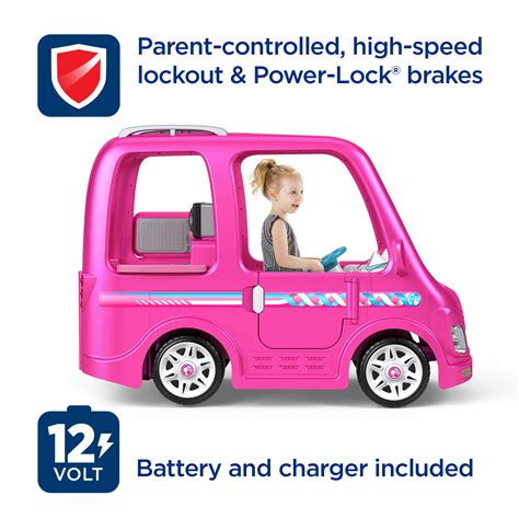 Power Wheels Barbie Dream Camper, Battery-Powered Ride-On Vehicle - Walmart.com - Walmart.com ...