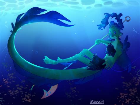 Luca sea monster by GhostoftheVoid02 on DeviantArt