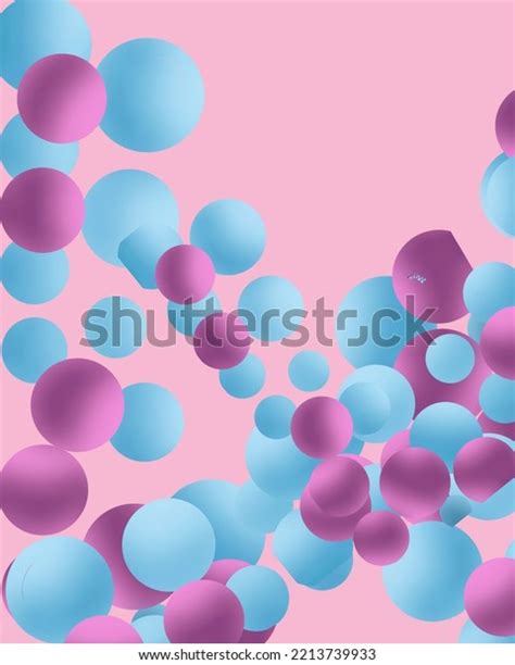 Bubble Abstrak Background Wallpaper Full Color Stock Illustration ...