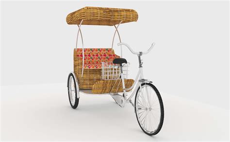 Bike Rickshaw 4 - 3D Model by Pictorer