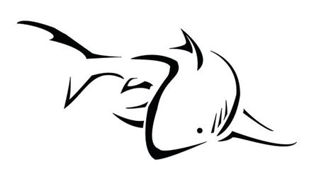 Shark Outline Drawing | Free download on ClipArtMag