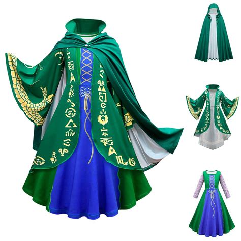 Buy HINAA Winifred Sanderson Cosplay Costume Dress Kid Girls Halloween ...