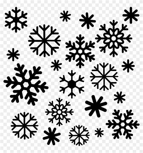 2d Snowflakes, HD Png Download - 3334x3334(#1831955) - PngFind