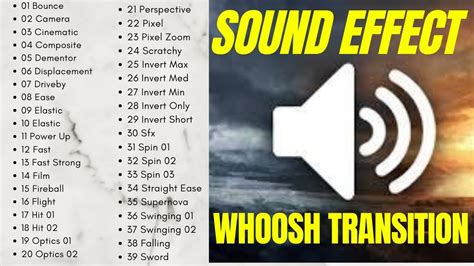 Whoosh Transition Sound Effect I Paling Banyak Digunakan 2020 I +Link Download Free - YouTube