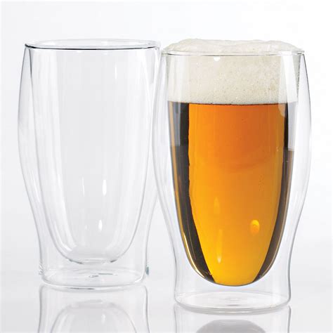 Insulated Double Wall Beer Glasses | The Green Head