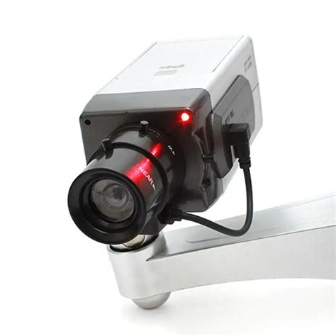 High Simulation Fake Dummy Security CCTV Bullet Camera Night Vision ...