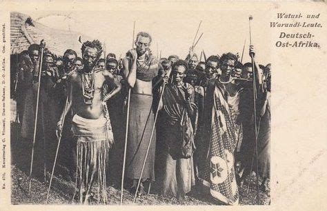 Watusi and Warundi Leute tribes Tanganyika 1917 | African culture, African people, Native people