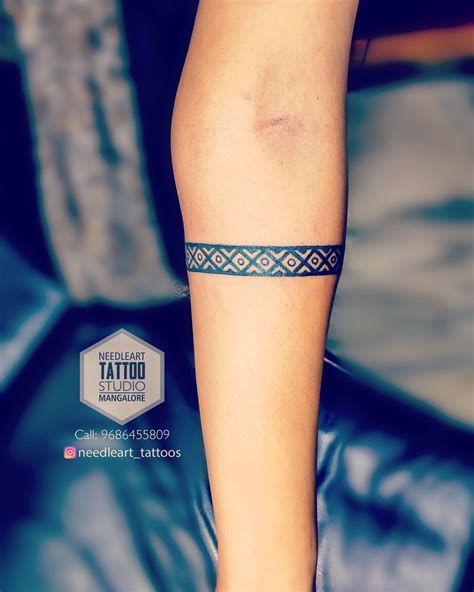 Simple band tattoo design