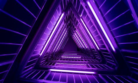 Neon Triangle Architecture 4k, HD Photography, 4k Wallpapers, Images, Backgrounds, Photos and ...