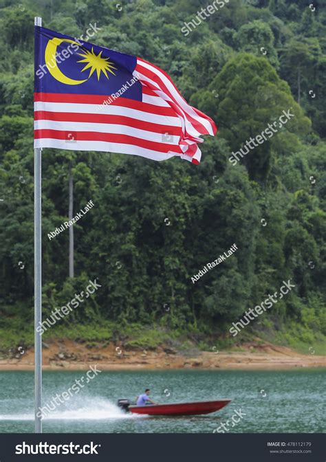 Malaysia Flag Jalur Gemilang Waving Background Stock Photo 478112179 | Shutterstock