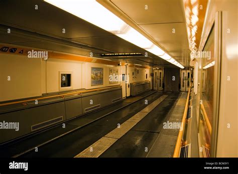 Inside a Eurotunnel Shuttle Stock Photo - Alamy