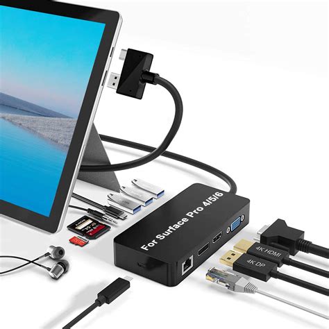 Buy Surface Pro Dock for Surface Pro 4/Pro 5/Pro 6 USB Hub Docking ...