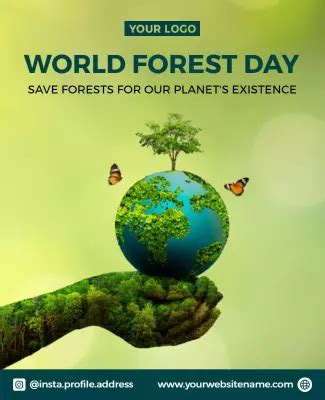 International Day of Forests Poster Template - PhotoADKing