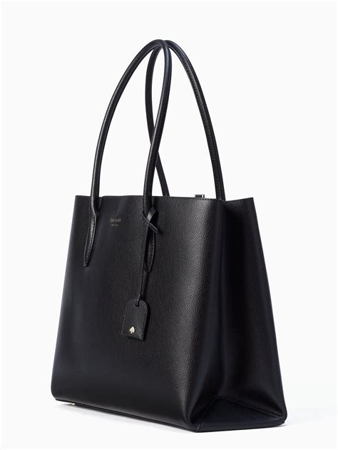 Kate Spade Leather Eva Large Tote in Black - Lyst