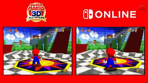 Super Mario 64 - Nintendo Switch Online VS Super Mario 3D All Stars ...