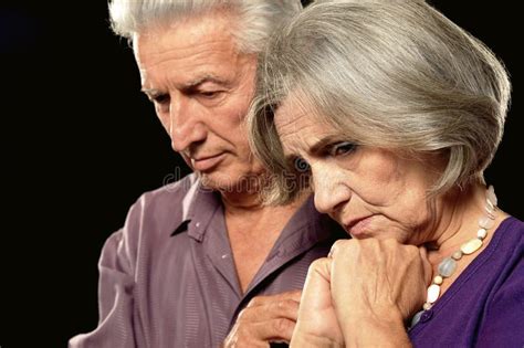 Sad elderly couple stock photo. Image of friendship, family - 52672632