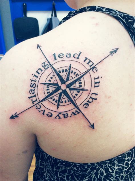 My new tattoo. Compass rose and psalms 139:23-24 Tattoos And Piercings ...