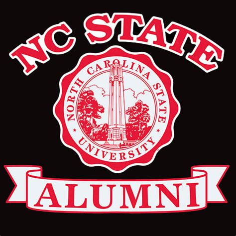 NC State Wolfpack Alumni w/Seal 6" Decal – Red and White Shop