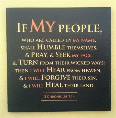 "IF MY PEOPLE" PLAQUE, 2 CHRON. 7:14,Quotes/Scripture from WAR ROOM