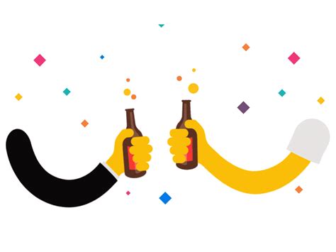 Cheers | Motion design animation, Birthday gif, Motion design