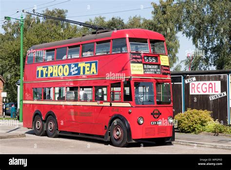 A London Transport trolleybus at the trolleybus museum Sandtoft ...