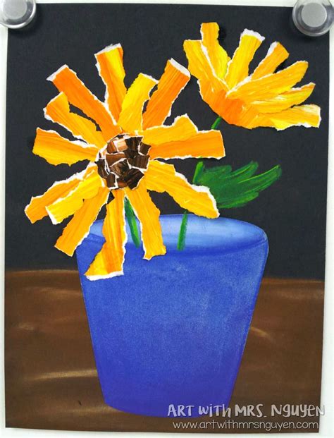 Van Gogh Sunflowers (2nd) | Art with Mrs. Nguyen