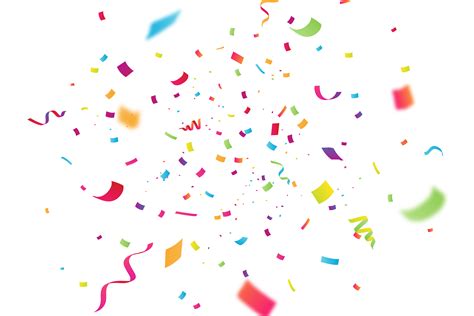 Celebration Confetti with Blur PNG Image - PurePNG | Free transparent CC0 PNG Image Library