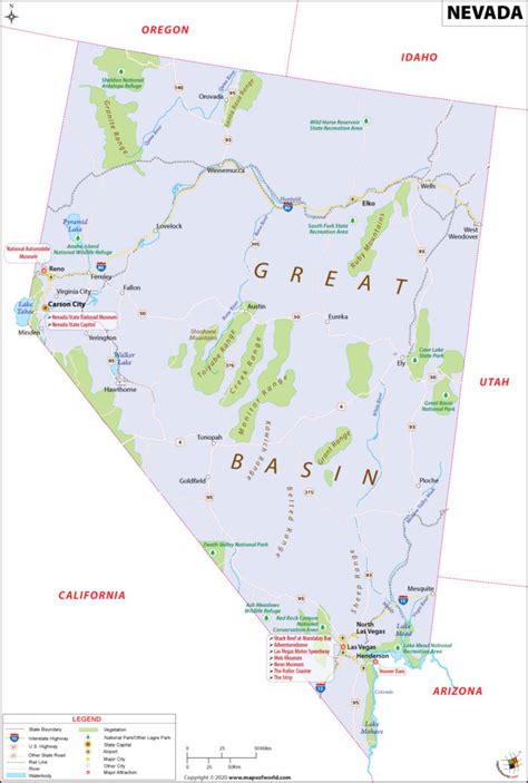 What are the Key Facts of Nevada? | Nevada Facts - Answers