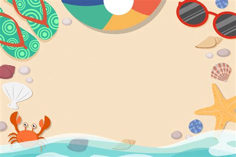 Top view of summer banner template background 1183478 Vector Art at Vecteezy