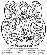 Easter Eggs Color By Number Printable Coloring Page  Crayolacom sketch template