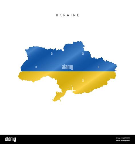 Detailed waving flag map of Ukraine. map with masked flag Stock Photo - Alamy