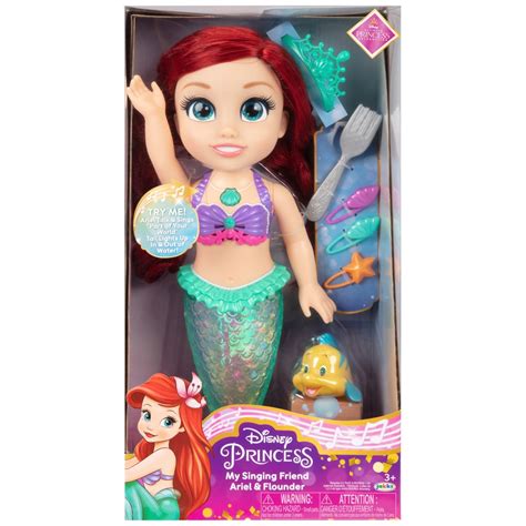 Disney Princess Ariel Singing Toddler Doll | Smyths Toys UK