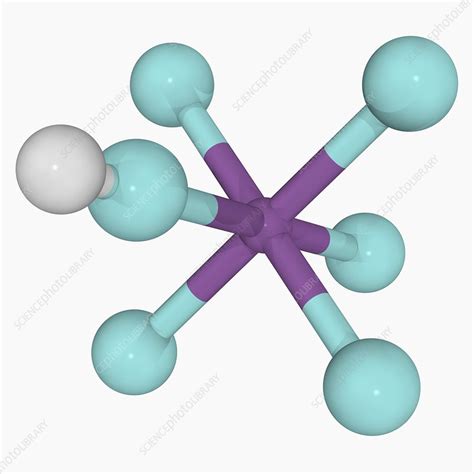 Fluoroantimonic acid molecule - Stock Image - F004/6355 - Science Photo Library