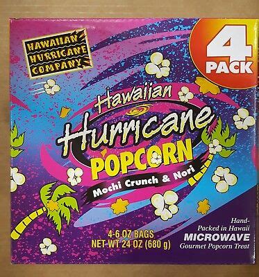 Hawaiian Hurricane Popcorn Mochi Crunch & Nori - 4 Pack | eBay