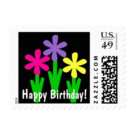 Happy Birthday! Postage Stamp | Zazzle