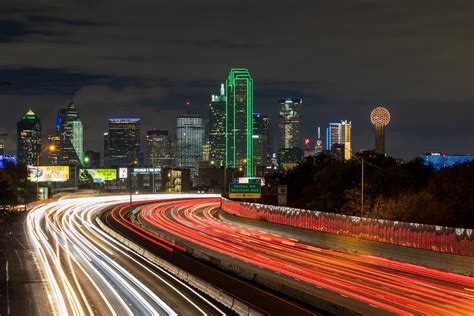 Dallas skyline at night : r/Dallas