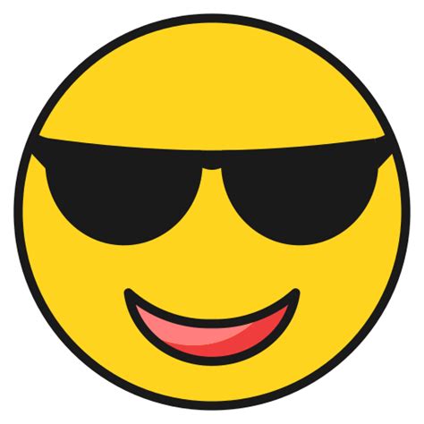 Smiley Bril - Emoji Emoticons Fotobehang 8 640 Face With Glasses Bril ...