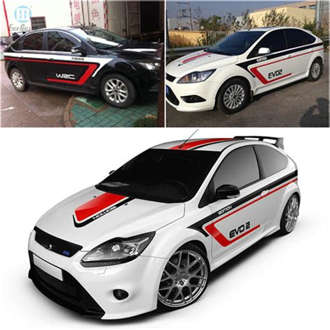 China Vinyl Body Side Graphics Racing Stripes Car Sticker - China Sticker, Car Sticker