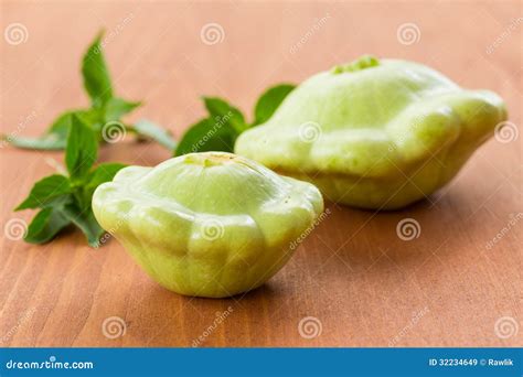 Raw green round squash stock image. Image of food, marrow - 32234649