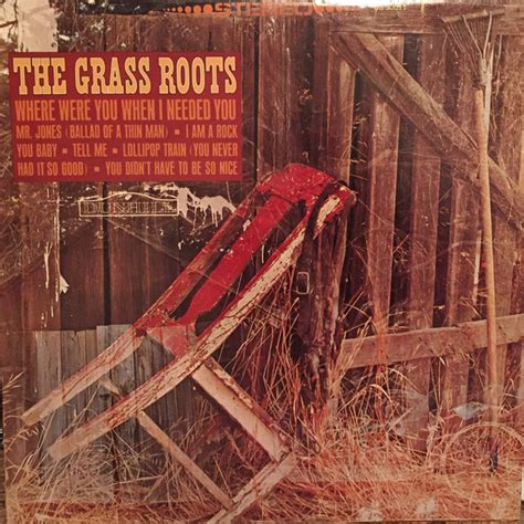 The Grass Roots - Where Were You When I Needed You (1966, Vinyl) | Discogs