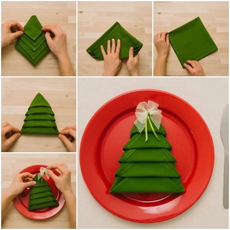 Fun Ways to Fold Your Napkins for Christmas Dinner