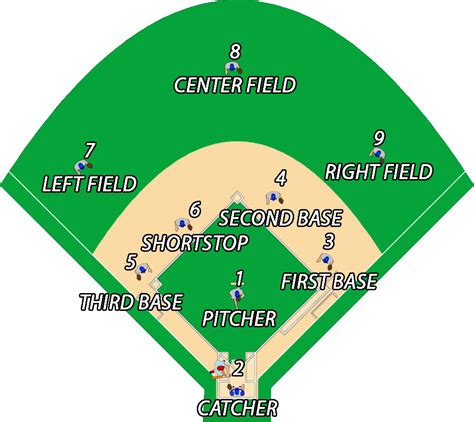 Baseball Diamond Layout Positions