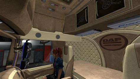 DAF Custom Interior 1.31.x | ETS2 mods | Euro truck simulator 2 mods - ETS2MODS.LT