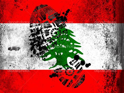 The Lebanese flag Stock Illustration by ©Olesha #15002535