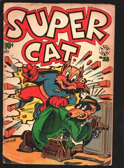 SUPER CAT #58 1954-Star-L.B. COLE cover. -"The Mad Artist" appears ...