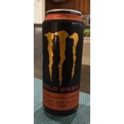 Monster Energy Co Coffee, Latte, Nitro Infused, Cold Brew: Calories ...