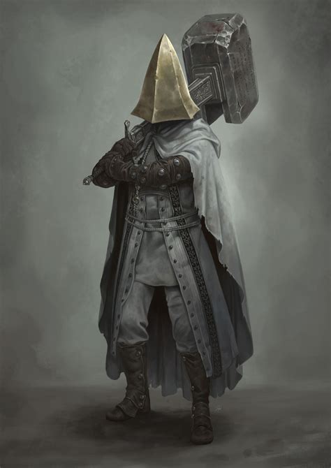 ArtStation - Bloodborne hunter, Kirckhammer and Executioner attire, Adrián Prado Rpg Character ...